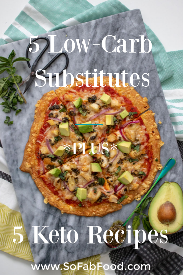 If you follow a low-carb diet, you know it can be a challenge. These 5 Low-Carb Substitutes and Keto Recipes can help. Simple swaps for heavy carbs like pasta, breads, oatmeal, and rice are easy with this comprehensive guide to low-carb eating.