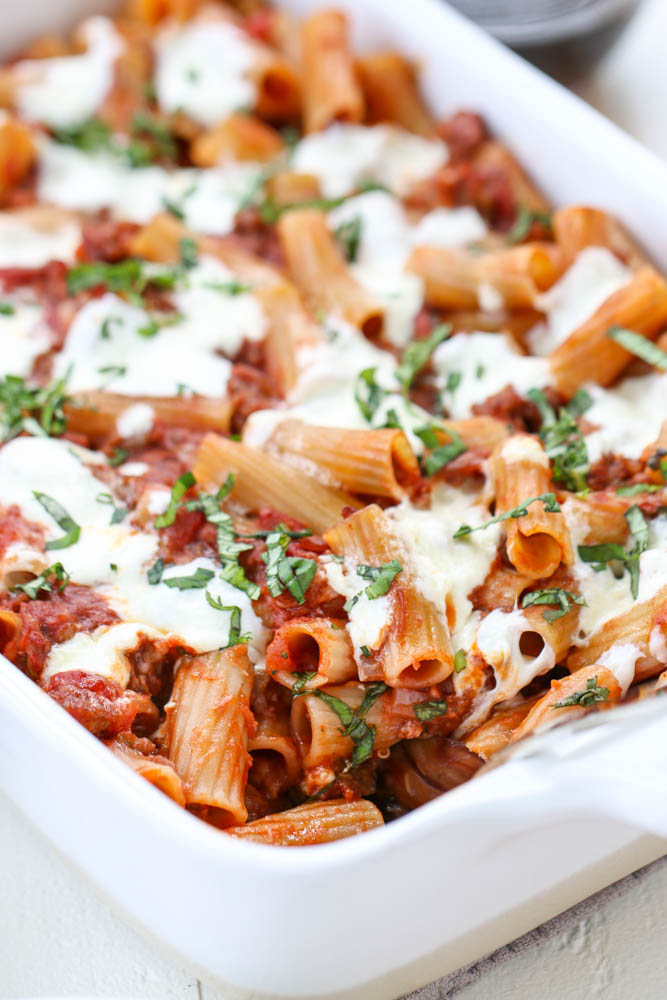 Need a quick casserole fit for a weeknight meal, friends gathering, or office potluck? This Italian Sausage Burrata Penne Bake is the perfect dish. Classic Italian flavors that deliver a delicious comfort food in just one pan.